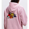 Lazy Oaf Oversized Men's/Unisex Tropical Pink Hoodie, size S