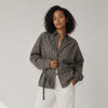 Deiji Studios Wool Check Shirt in Everyday Check Women's XS Gray Plaid Oversized