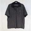 Rotate Birger Christensen Pique Shortsleeve Polo Shirt Womens M Black Striped