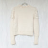 Eleven Six Nyla Sweater Womens S Ivory Alpaca/Wool Knit Crewneck Long Sleeve