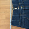 Re/done Denim Corset Mini Skirt Womens 27 Indigo Flow Cotton Button Front