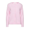 Rossopuro Pink Wool/Cashmere Long Sleeve Button Front Cardigan, size IT44/M