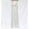 H&M HM Sage Green Lace Detail Sleeveless Slip Midi Maxi Dress, size M