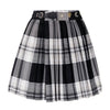 Charles Jeffrey Loverboy Tartan-print Pleated Cotton-Twill Mini Skirt, size XL