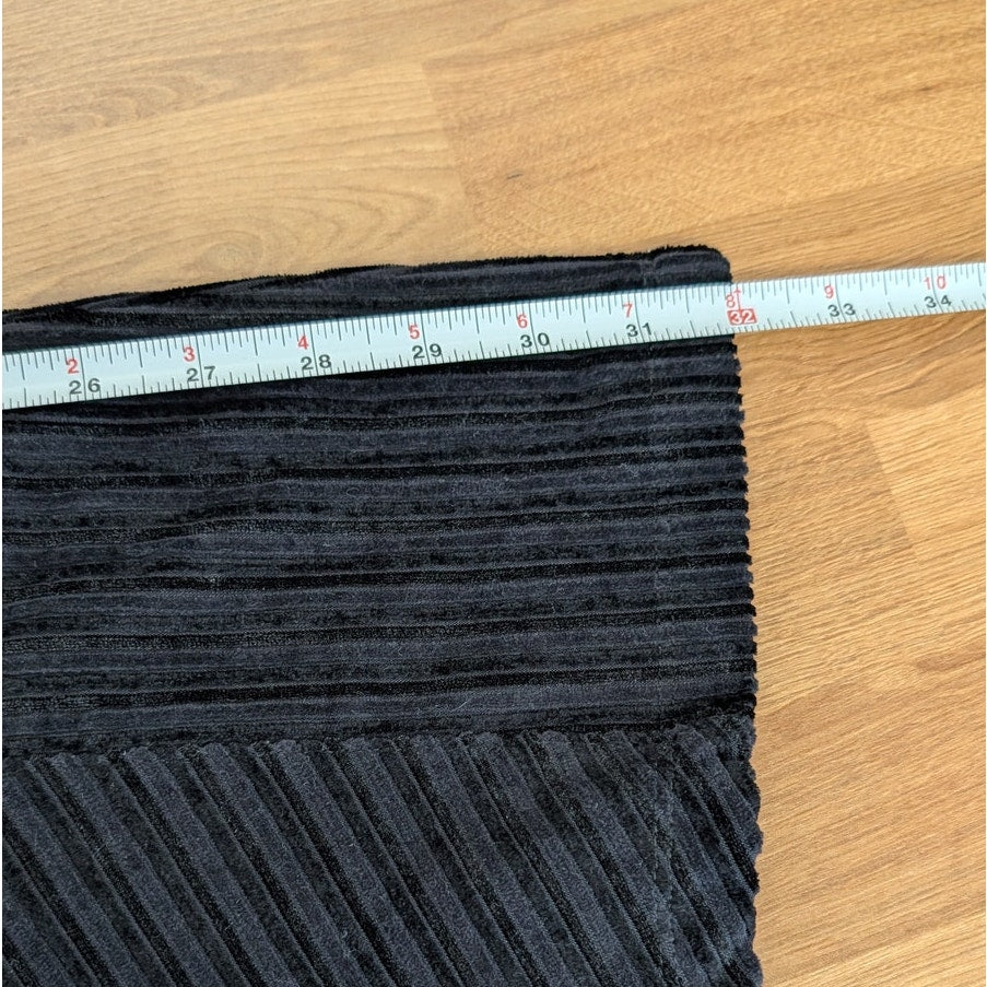 Free People Penny Pull On Velvet Pants Womens XS Black High-rise Flared NWT