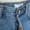 Anine Bing Gina Denim Mini Shorts Womens 27 Blue High-rise Hot