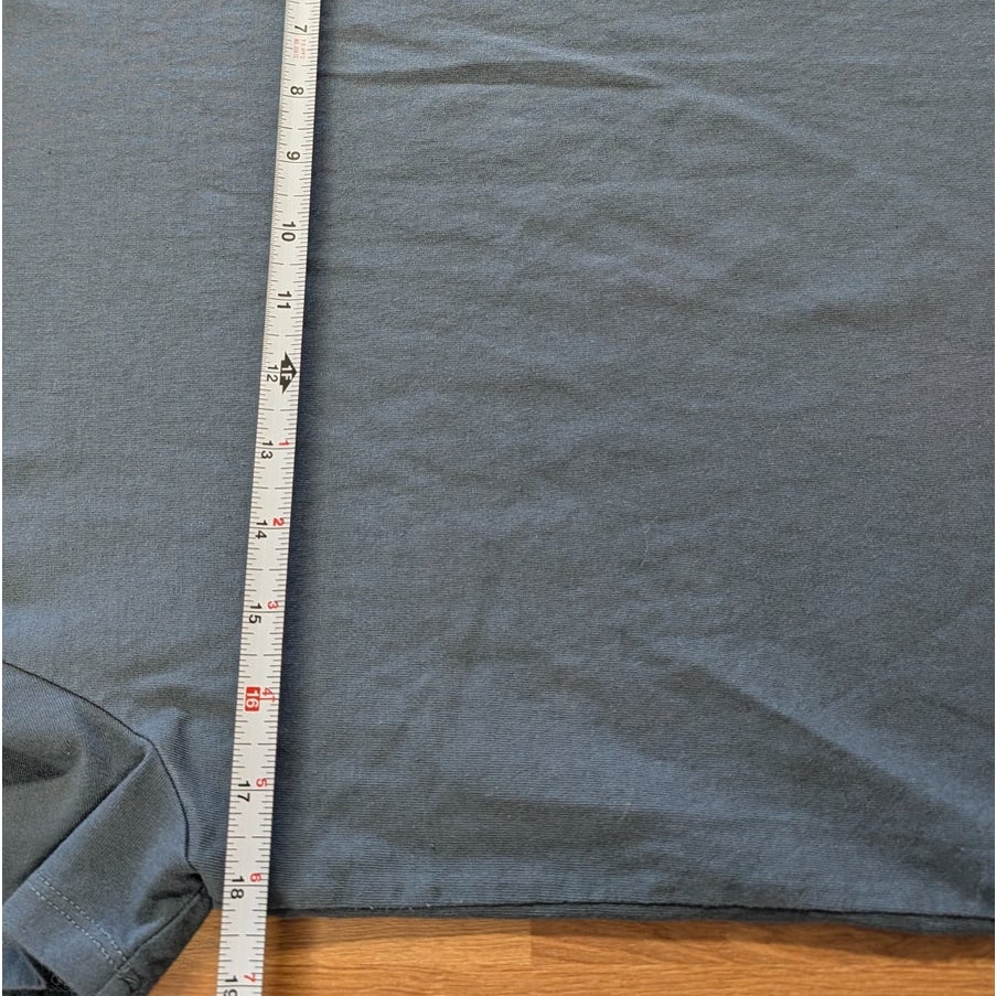 Reformation Organic Cotton Crew Neck T-Shirt Blueish Gray Size M