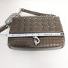 Rebecca Minkoff Edie Crystal Embellished Leather Quilted Crossbody Bag In Brown