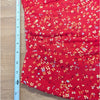 Reformation Zoe Red Floral A-line Midi Skirt Side Slit Size 0