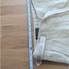 Loro Piana Linen Bermuda Shorts Womens 40/US4 Beige High Waist Wide Leg