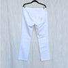 Blugirl Blumarine Jeans Womens 8 White Denim Mid-rise Slim Straight Leg NWT