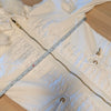 Via Spiga White Hooded Faux Fur Full Zip Quilted Coat Jacket, size XS