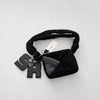 NWT Sonia Rykiel Black Camera Velvet Logo Mini Bag Adjustable Strap