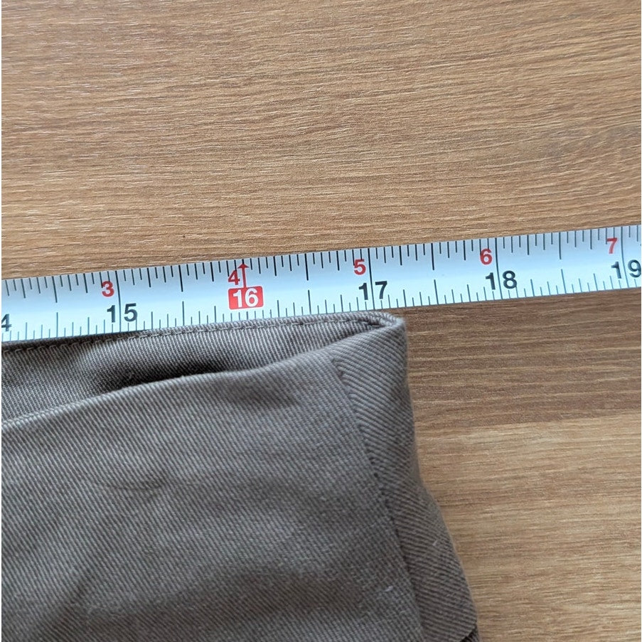JLuxLabel Dark Taupe Everywhere Belted Trousers Womens XL High-rise Wide Leg