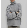 Totême Toteme Gray Cambridge 100% Merino Wool Turtleneck Sweater, size L