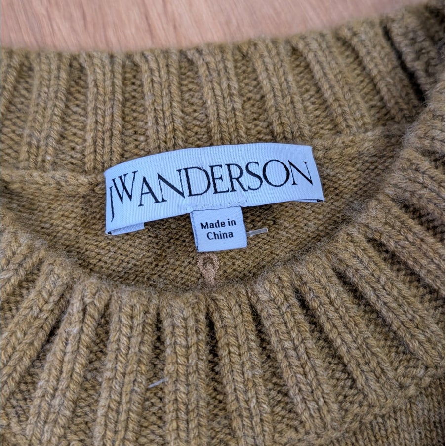 JW Anderson Bunny Intarsia Wool Cashmere Sweater Size M