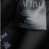 AFRM Charcoal White Pinstripe KIKO Strapless Crop Top, size S