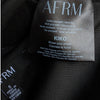 AFRM Charcoal White Pinstripe KIKO Strapless Crop Top, size S