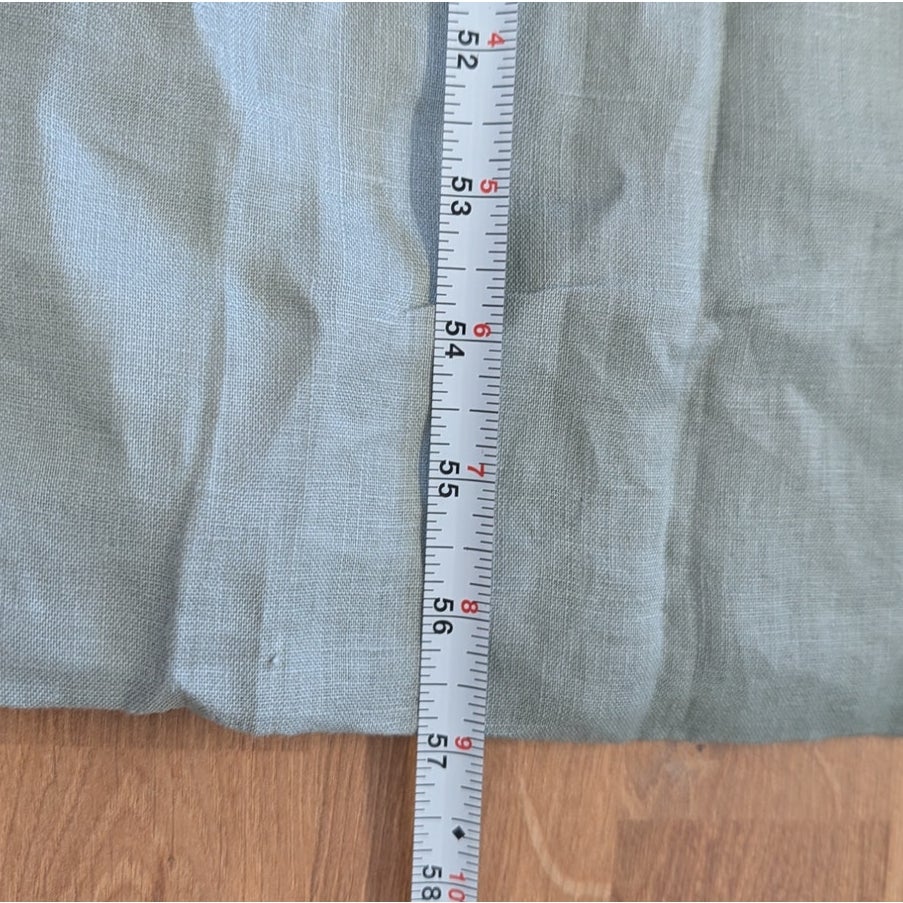 Ancora Azara Linen Midi/Maxi Dress Womens L Green Sleeveless Bust Details