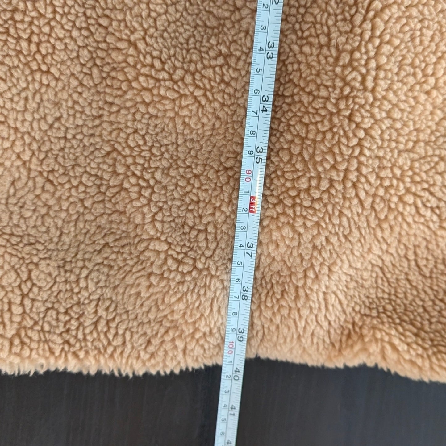 J.Crew Relaxed Tan Teddy Topcoat in Sherpa Blend BW157, Size XS