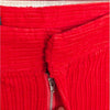 Zara 1255/507/600 Cord Pants Womens S Red High-rise Straight Full Length NWOT