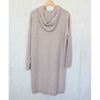Max Mara Jack Wool Cashmere Dress Womens Beige Long Sleeve Hooded Midi