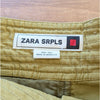 Zara SKRT CMBND 12 Contrast Skirt Womens S 3171/245 Denim A-line Midi Belted