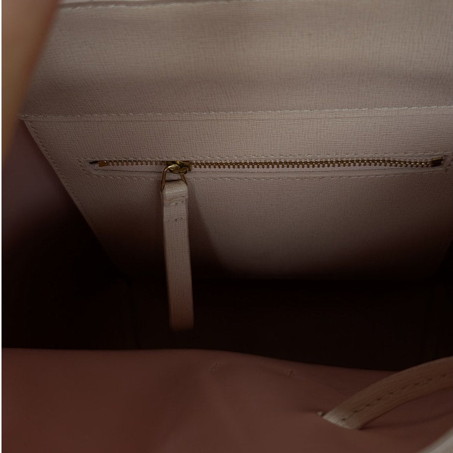 Mansur Gavriel Grained Calfskin Leather Bucket Mini Backpack Rosa