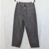 Big H Jeans Womens L Black/Gray Denim High-rise Tapered Leg Ankle