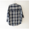 Anthropologie Pilcro Plaid White/Blue Oversized Shirt, Size XS/S