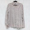 J. Lawrence Khakis Shirt Mens IT44/17.5 Button Up Geometric Long Sleeve Italy