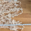 Miss Finch Lace Top Womens S Beige Sheer Floral Lace Crochet Overlay Cap Sleeve