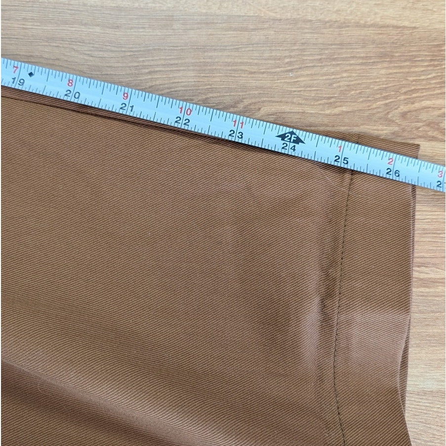 Brunello Cucinelli Monili-detail Paperbag Trousers Womens 10 Camel High-rise