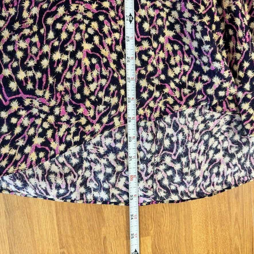 Isabel Marant Lisanne Floral-Print Silk Midi Skirt Womens FR42/XL NWT