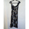 Reformation Fulton Sleeveless Floral Midi Dress Navy Blue Size 0