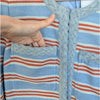 Veronica Beard Arrowe Jacket Blazer Womens 12  Blue Multi Striped Crewneck NWT