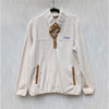 Columbia Benton Springs Half Snap Pullover II in Chalk/Camel Brown, size XL