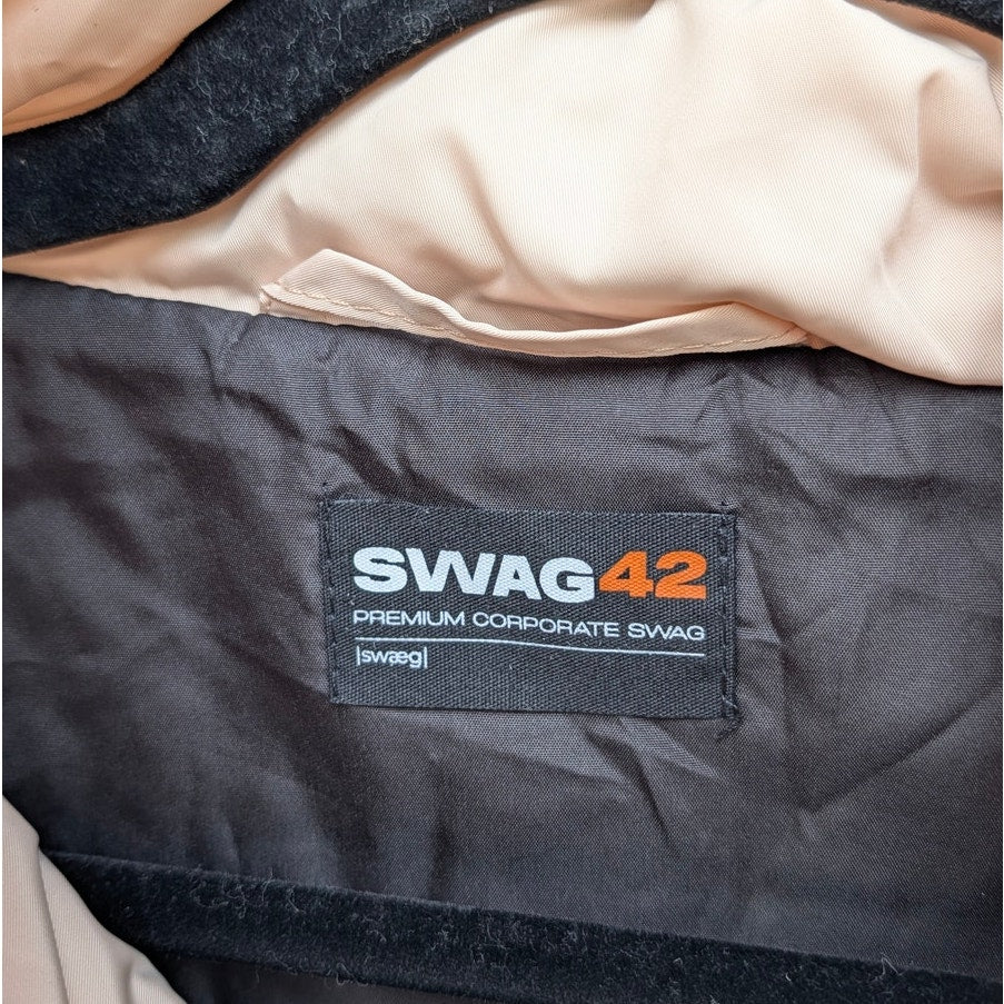 Swag42 Vest Unisex Womens Mens M Cream Sleeveless Full Zip