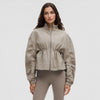 Lululemon Crinkle Nylon Cinchable Jacket W3JDKS Womens XL Water-repellent Zip