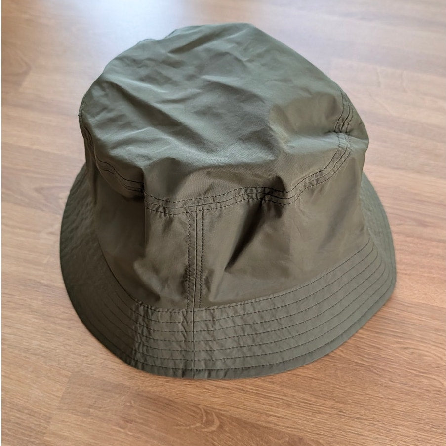 Anine Bing Demi Bucket Hat Womens XS/S Dark Green Nylon Logo