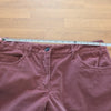 Prada Dusty Corduroy Straight-Leg Pants Womens IT 44/US 8 Rose Pink High-rise