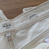 Rails Agoura Relaxed Long Short Womens 32 Ecru Denim High-rise Wide Leg