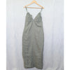 Ancora Azara Linen Midi/Maxi Dress Womens L Green Sleeveless Bust Details