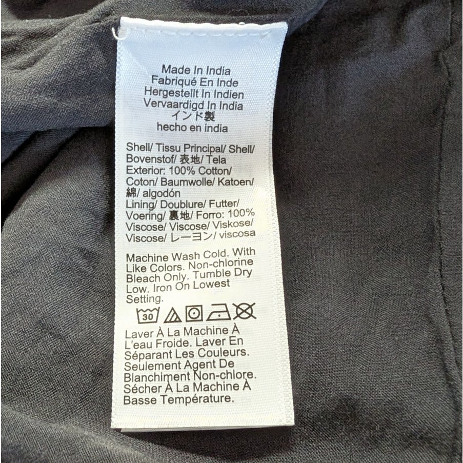 J.Crew Black Bubble-hem Skirt in Cotton Poplin Size 4 Style CA725