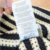Anine Bing Arie Striped Crochet Knit Mini Dress Womens S Black Sleeveless