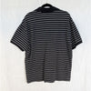 Rotate Birger Christensen Pique Shortsleeve Polo Shirt Womens M Black Striped