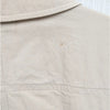 Vince Cotton Trench Coat Womens XL Beige Full Zip Self-Tie Belt Long