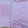 Maeve Sleeveless Fitted A-Line Midi Dress Womens M Pink Striped Pleated Detail