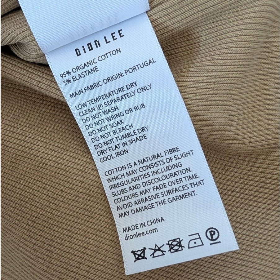 Dion Lee Ssence Exclusive Rib Corset Mini Dress in Sahara Womens AU12/US8 NWT