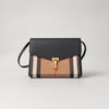 Burberry Black House Check Macken Small Shoulder Bag